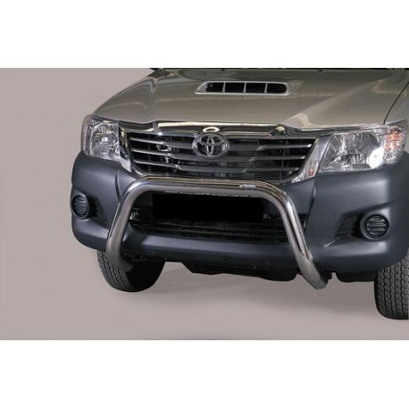 Frontbåge 76mm - Stainless Black CE Hilux 2011