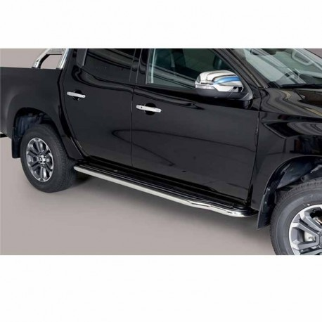 Rörstigbrädor insteg Mitsubishi L200 '19- Ø 50mm (polert rustfri)