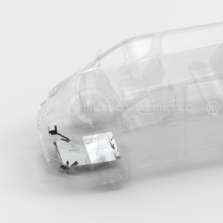 Skid plate, engine, AL Ford...