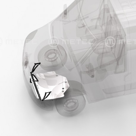 Skid plate, engine, AL Opel...