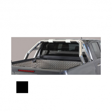 Roll Bar Toyota Hi Lux Double Cab,Black,2016+ M/side plater.