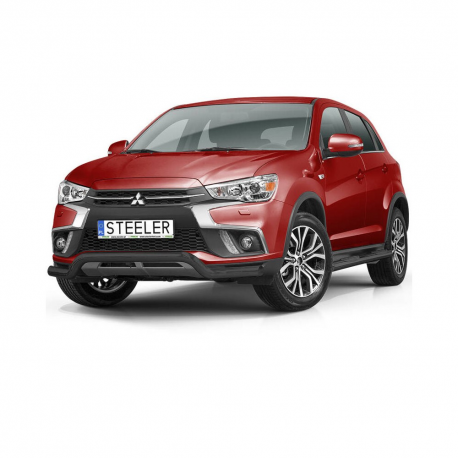 Stötfångare Rør Nedre, MITSUBISHI ASX 2017 - 2019, d70mm, sort