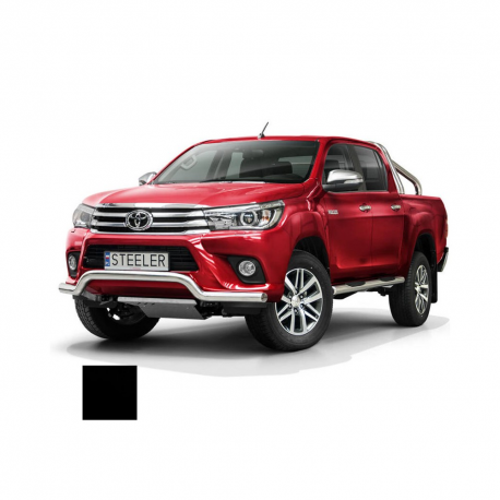 Stötfångare Rør Nedre, TOYOTA HILUX 2015 -, d70mm, sort