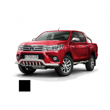 Stötfångare Rør Nedre, TOYOTA HILUX 2015 -, d70mm, sort