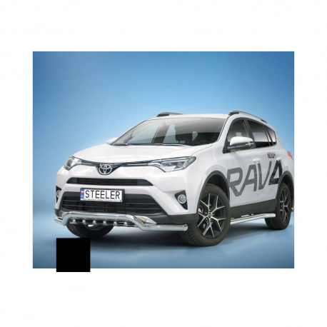 Stötfångare Rør Nedre, TOYOTA RAV4 2015 - 2018, d70mm, sort