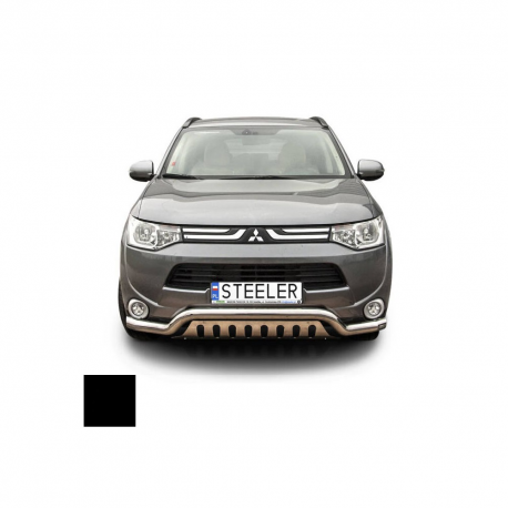 Stötfångare Rør Nedre, MITSUBISHI OUTLANDER 2012 - 2015, d70mm, sort