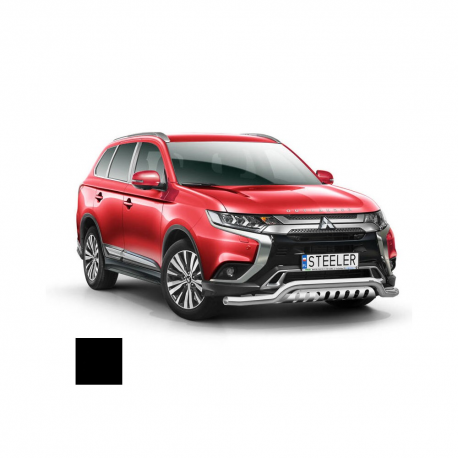 Stötfångare Rør Nedre, MITSUBISHI OUTLANDER 2018 -, d70mm, sort