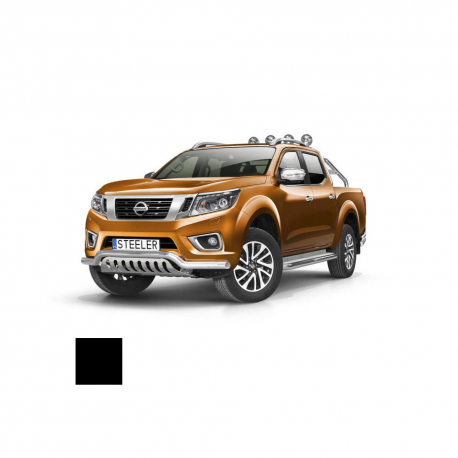 Stötfångare Rør Nedre, NISSAN NAVARA NP300 2015 -, d70mm, sort