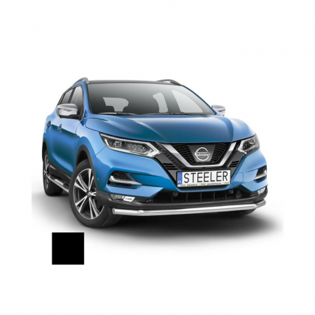 Stötfångare Rør Nedre, NISSAN QASHQAI 2017 -, d60mm, sort