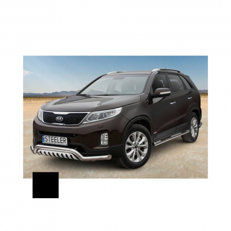 Rörsteg insteg, KIA SORENTO 2012 - 2015, d76mm, sort