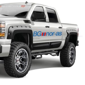 WARN skärmbreddare Chevy Silverado 1500 2014–2018 kort flak