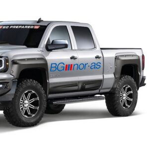 WARN skärmbreddare GMC Sierra 2016– standard/långt flak