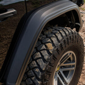 Hyperform Flat Style skärmbreddare Bushwacker Jeep Wrangler JL