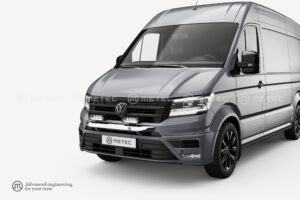 Ljusbåge Ø70 mm, polerad, MAN TGE 2017–/VW Crafter 2017–