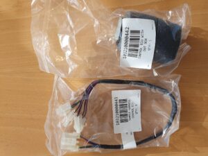 Kretskort styrenhet ECU, sidorutor, utan box och jumper (ny typ)