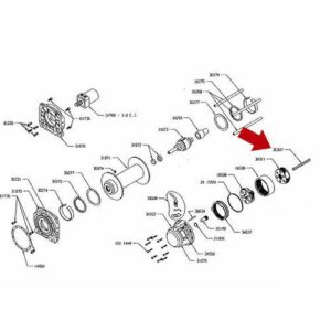 (HEX) drivaxel, 1/2 X 6.042