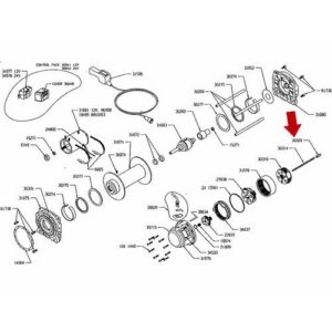 Adapter, drivaxel, skivbroms