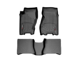 Mattsats, fram och bak svart gummi, Jeep Grand Cherokee 1998–2004