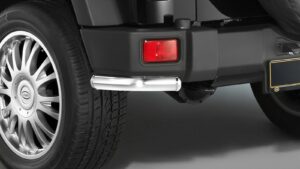Wrangler 2007– bakre stötfångarskydd, Ø60 mm, rostfritt stål