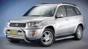 Sidosteg, RAV 4 2001–, 5-dörrars, rostfritt