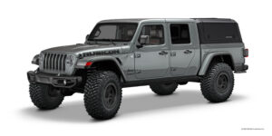 RSI EVO Adventure flakkåpa Jeep Gladiator, D/C (svart matt)