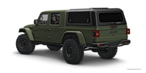 RSI EVO Sport flakkåpa Jeep Gladiator, D/C (svart matt)