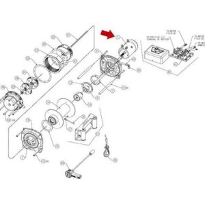 S/P motor, 12V, lång