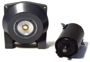 S/P, motor, DC1000, ARGENT, 12V med trumstöd