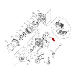 S/P motor, 24V, ARG, lång (med motoradapter)