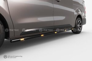 Sidorör, Toyota Proace 2016–2020 (WB 3275 mm) (svart) med LED