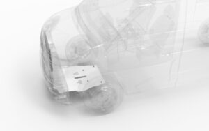 Hasplåt motor Renault Master 2024– (aluminium)
