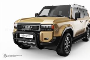 Frontbåge Toyota Prado 250, svart (76 mm)