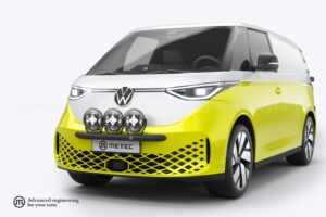 Ljusbåge Ø60 mm, polerad, Volkswagen ID. Buzz 2022– (svart)