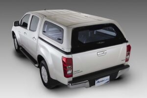 AEROKLAS flakkåpa, Isuzu D-Max Double-Cab RT-88 2017–2020 Dark Grey 554 (RSA11112)