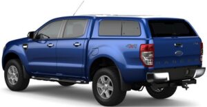 AEROKLAS flakkåpa, Ford Ranger/Mazda BT-50 2012– Double-Cab, Frozen White