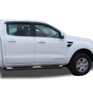 Vindavvisare sidorutor, Ford Ranger Double-Cab 2012– smoke