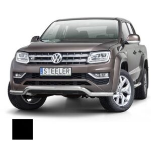 Stötfångarrör nedre, VW Amarok 2016–, Ø70 mm, svart