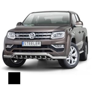 Stötfångarrör nedre, VW Amarok 2016–, Ø70 mm, svart