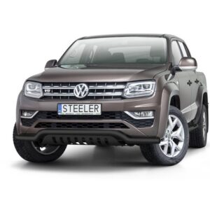 Stötfångarrör nedre, VW Amarok 2016–, Ø70 mm, svart