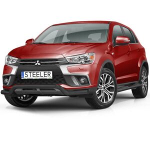 Stötfångarrör nedre, Mitsubishi ASX 2017–2019, Ø70 mm, svart