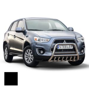 Frontbåge Mitsubishi ASX 2012–2017 Ø60 mm, svart