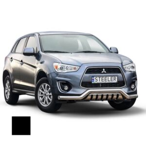 Stötfångarrör nedre, Mitsubishi ASX 2012–2017, Ø70 mm, svart