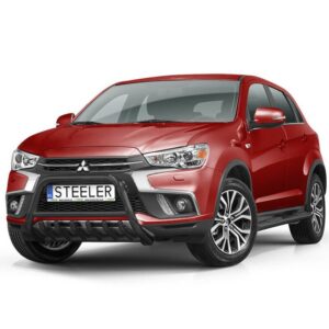 Frontbåge Mitsubishi ASX 2017–2019 Ø60 mm, svart
