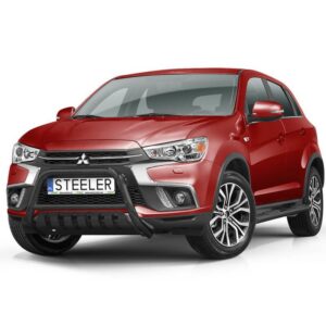 Frontbåge Mitsubishi ASX 2017–2019 Ø60 mm, svart
