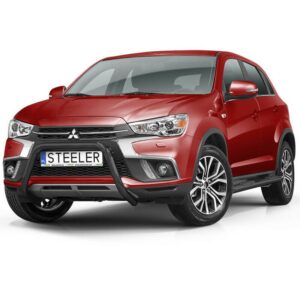Frontbåge Mitsubishi ASX 2017–2019 Ø60 mm, svart