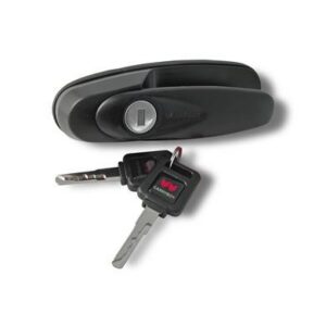 Lås och nyckel för S-560 och S-600, komplett handtag, bakdörr