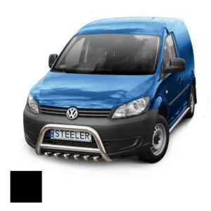 Frontbåge, VW Caddy 2010–2015–, Ø70 mm, svart