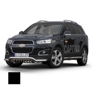 Stötfångarrör nedre, Chevrolet Captiva 2012–2015, Ø70 mm, svart