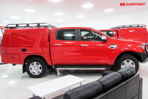 Tradesman Service Body, Ford Ranger D/C 2012–, Frozen White (A2W)