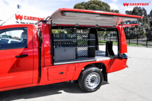 Tradesman Service Body, Ford Ranger Single Cab 2012–, Frozen White (A2W)